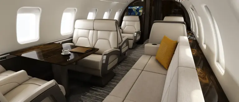 Interior of a Challenger 650